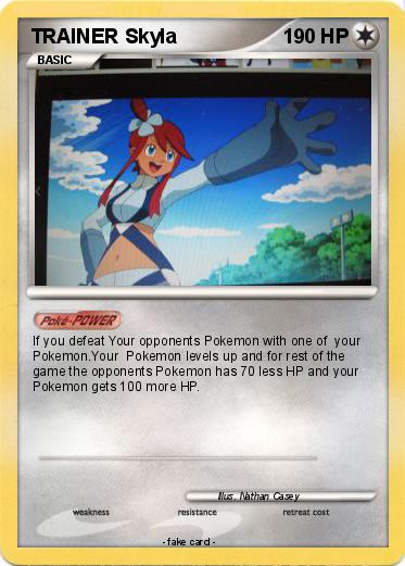 Pokemon TRAINER Skyla
