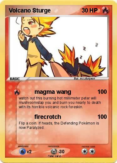 Pokemon Volcano Sturge