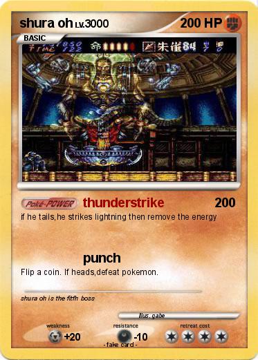 Pokemon shura oh