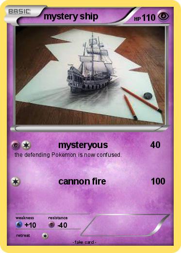 Pokemon mystery ship