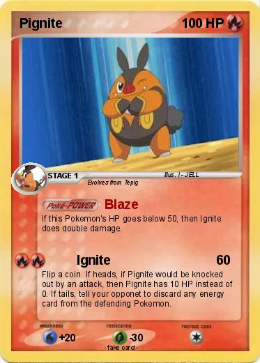 Pokemon Pignite