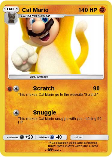 Pokemon Cat Mario