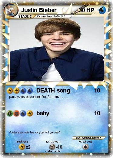 Pokemon Justin Bieber