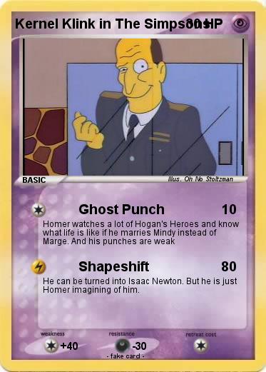 Pokemon Kernel Klink in The Simpsons