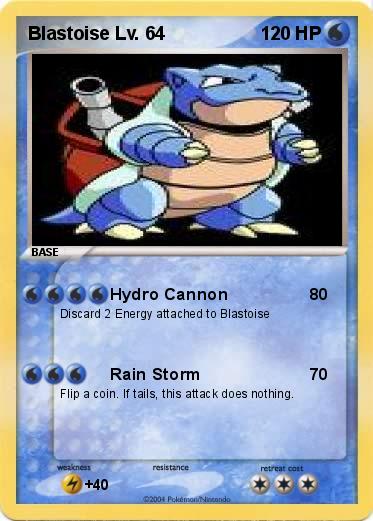 Pokemon Blastoise Lv. 64