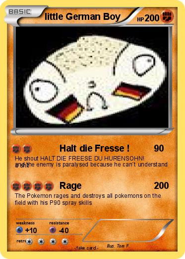 Pokemon little German Boy