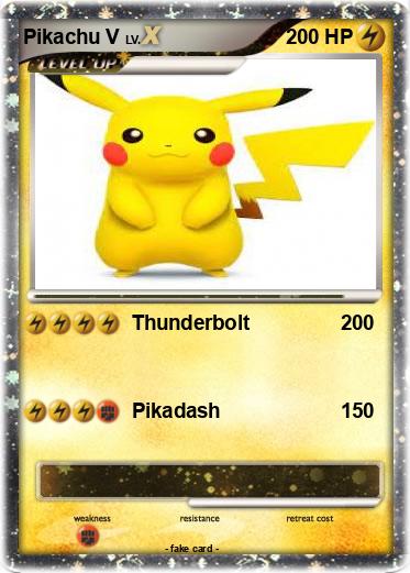 Pokemon Pikachu V