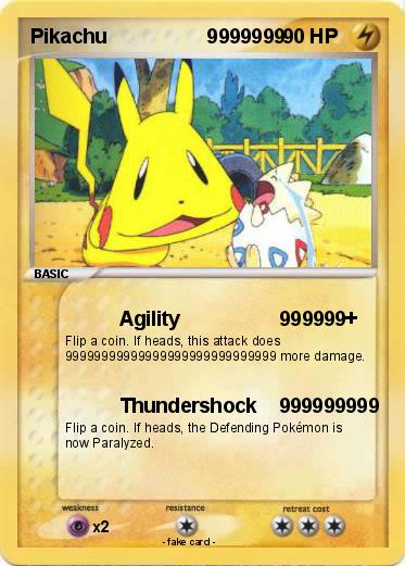 Pokemon Pikachu                  9999999