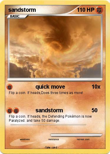 Pokemon sandstorm