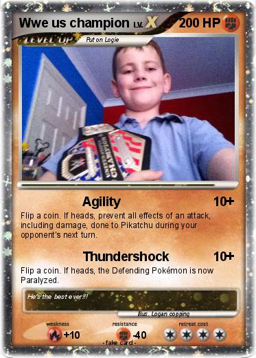 Pokemon Wwe us champion