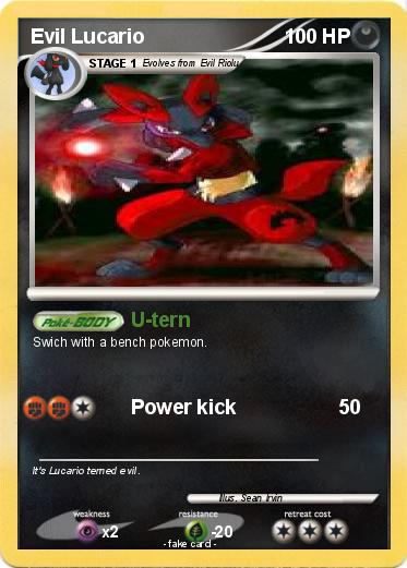 Pokemon Evil Lucario