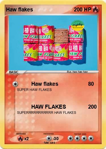 Pokemon Haw flakes