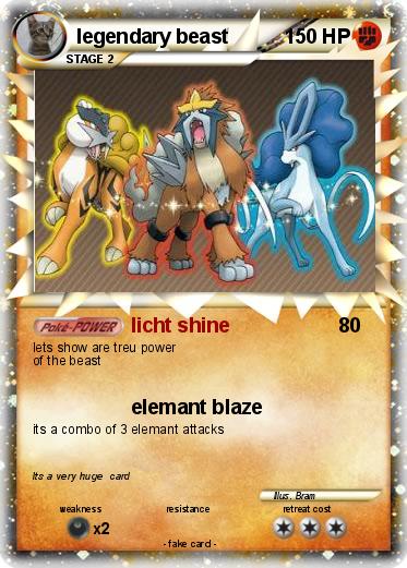 Pokemon legendary beast
