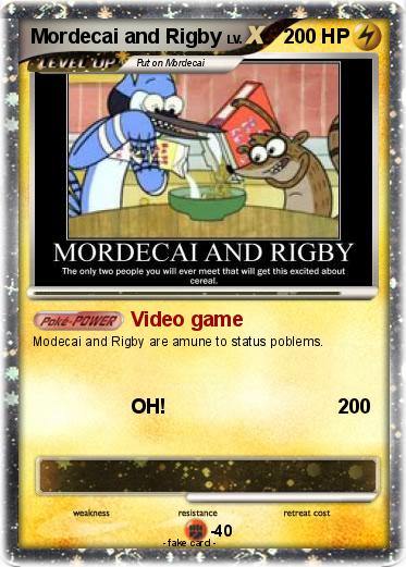 Pokemon Mordecai and Rigby