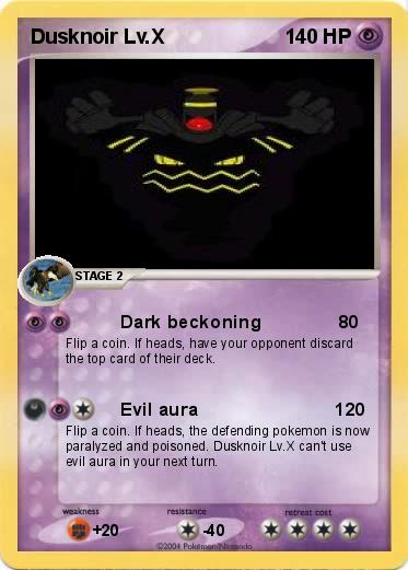 Pokemon Dusknoir Lv.X
