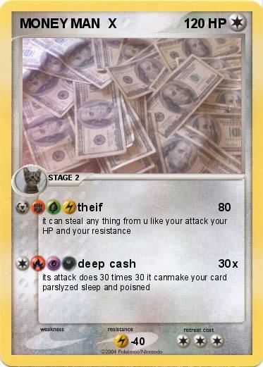 Pokemon MONEY MAN  X