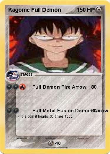 Pokemon Kagome Full Demon