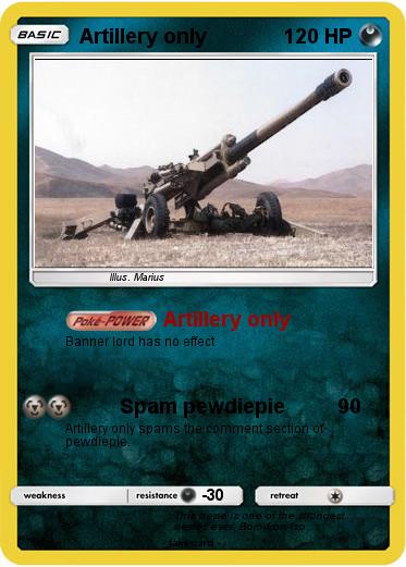 Pokemon Artillery only