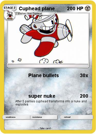 Pokemon Cuphead plane