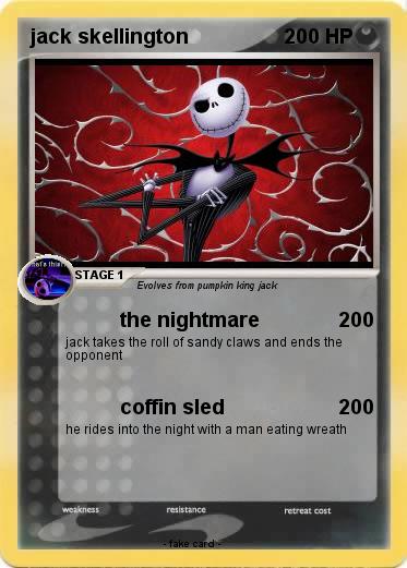Pokemon jack skellington