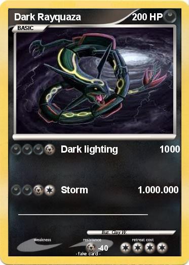 Pokemon Dark Rayquaza