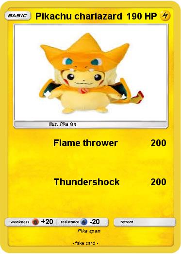 Pokemon Pikachu chariazard
