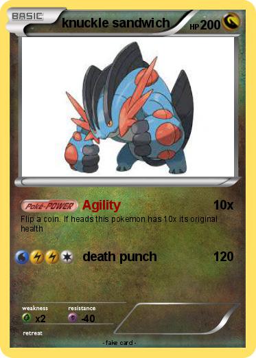 Pokemon knuckle sandwich