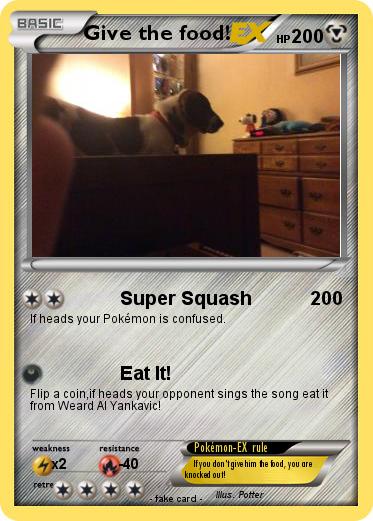 Pokemon Give the food!
