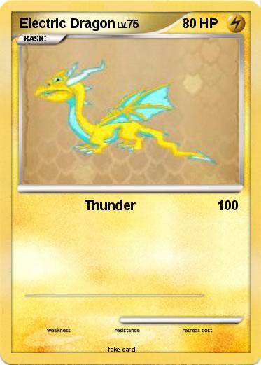 Pokemon Electric Dragon