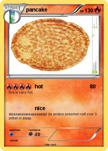 Pokemon pancake