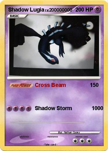 Pokemon Shadow Lugia