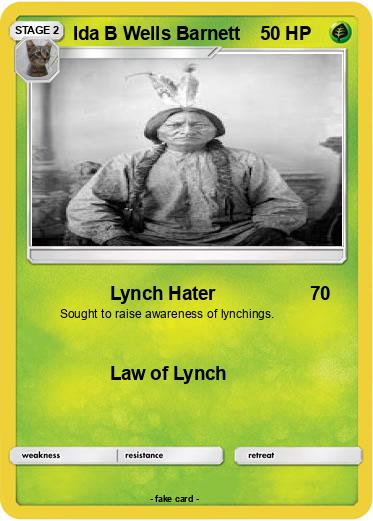 Pokemon Ida B Wells Barnett