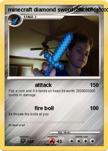 Pokemon minecraft diamond sword