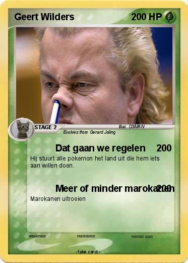 Pokemon Geert Wilders