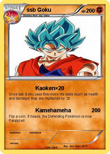 Pokemon ssb Goku