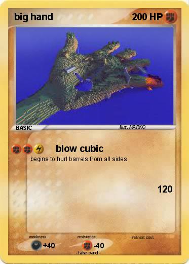 Pokemon big hand
