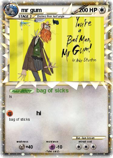 Pokemon mr gum