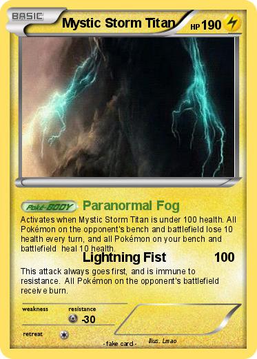 Pokemon Mystic Storm Titan