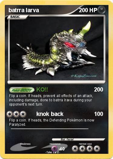 Pokemon batrra larva
