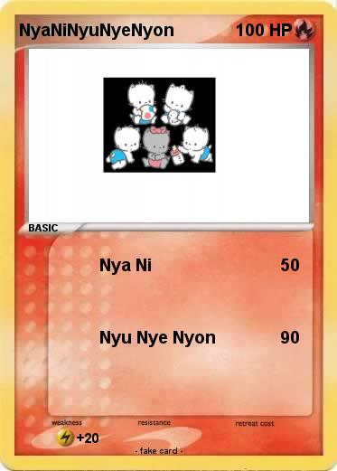 Pokemon NyaNiNyuNyeNyon
