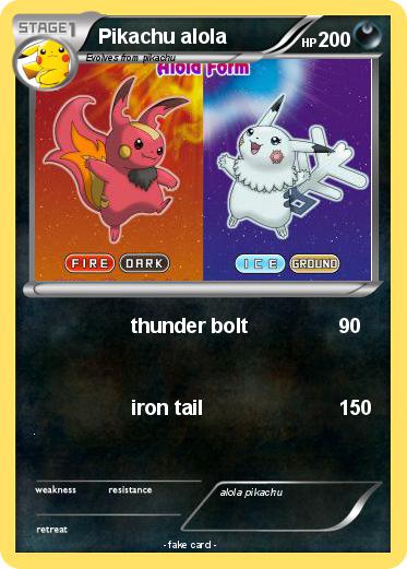 Pokemon Pikachu alola