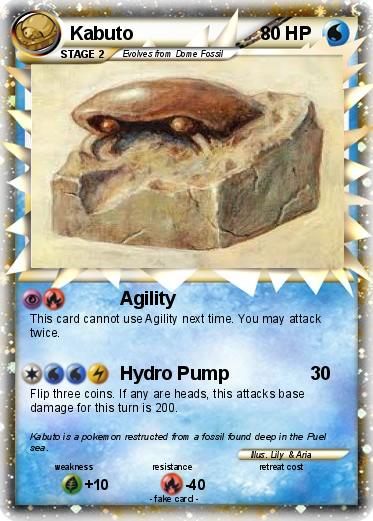 Pokemon Kabuto