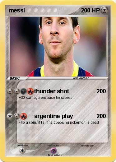 Pokemon messi
