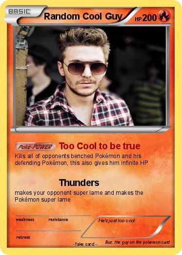 Pokemon Random Cool Guy