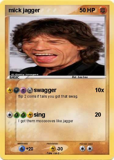 Pokemon mick jagger