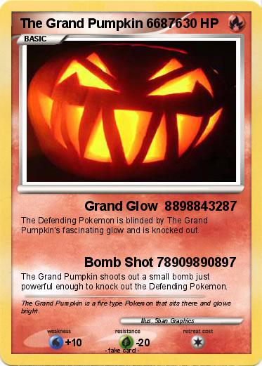 Pokemon The Grand Pumpkin 66876