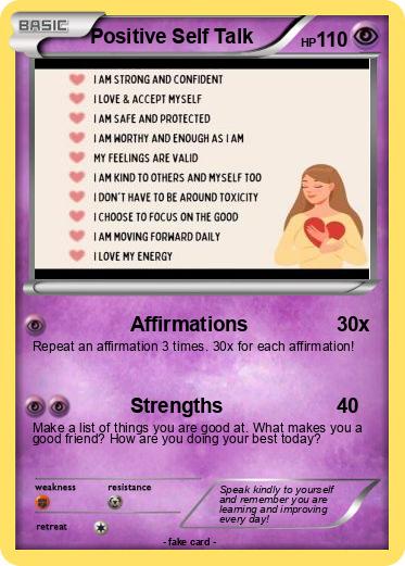 Pokemon Positive Self Talk