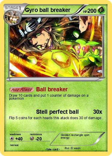 Pokemon Gyro ball breaker