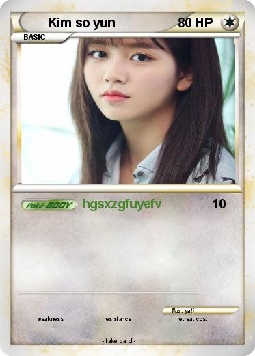Pokemon Kim so yun