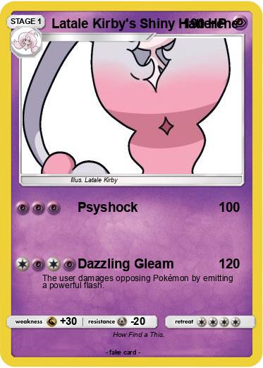 Pokemon Latale Kirby's Shiny Hatterene